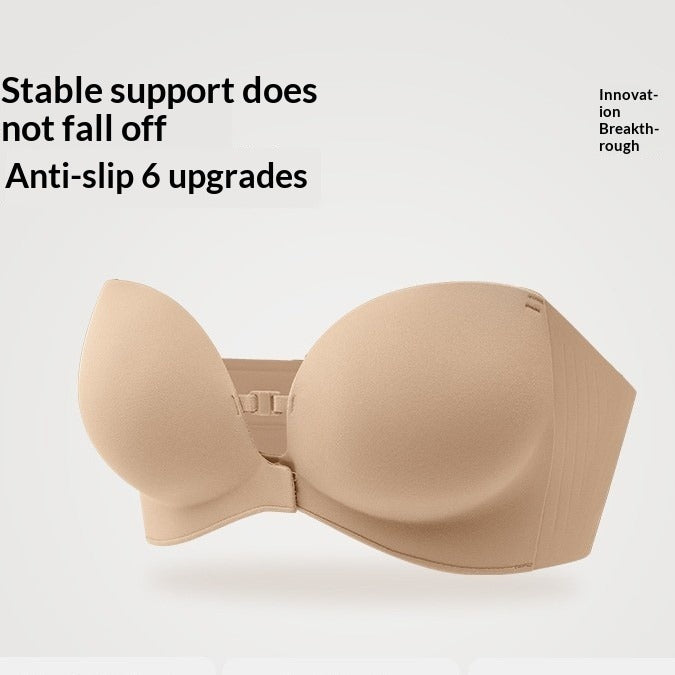 Women's Strapless Non-slip Front-Closure Bra