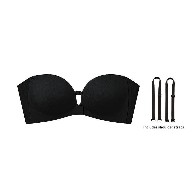 Women's Strapless Non-slip Front-Closure Bra