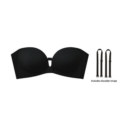 Women's Strapless Non-slip Front-Closure Bra